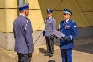 Komendant Powiatowy Policji w Iławie otrzymuje mianowanie na wyższy stopień służbowy